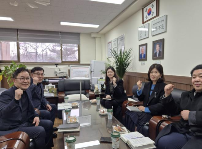 경기도의회 장윤정 의원, 안산디자인문화고 방문…교육환경 개선 현황 점검