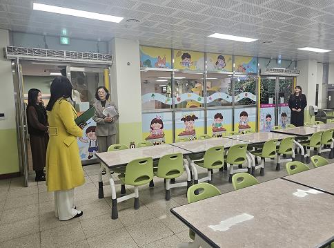 충남교육청, 안전한 유치원 겨울방학 중 돌봄교실 지원을 위한 현장 방문