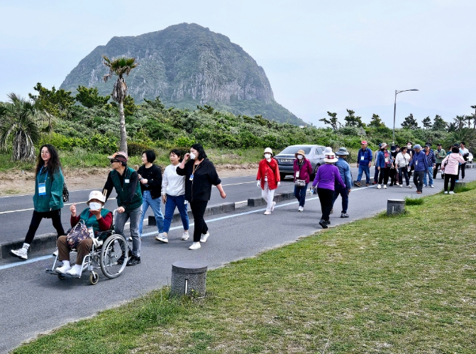 제주 무장애 올레길 걷기 행사