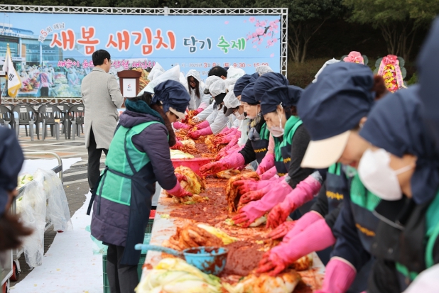 해남군“아삭, 새콤”새 김치와 함께 맛있는 새봄이 왔어요