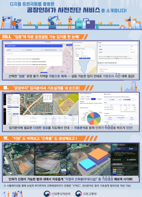 공장인허가 사전진단 서비스 소개