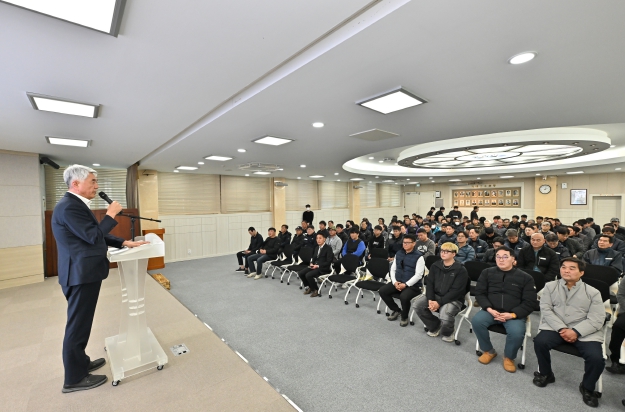 정선군, 안전문화 확립 위한 건설분야 안전관리 교육 실시