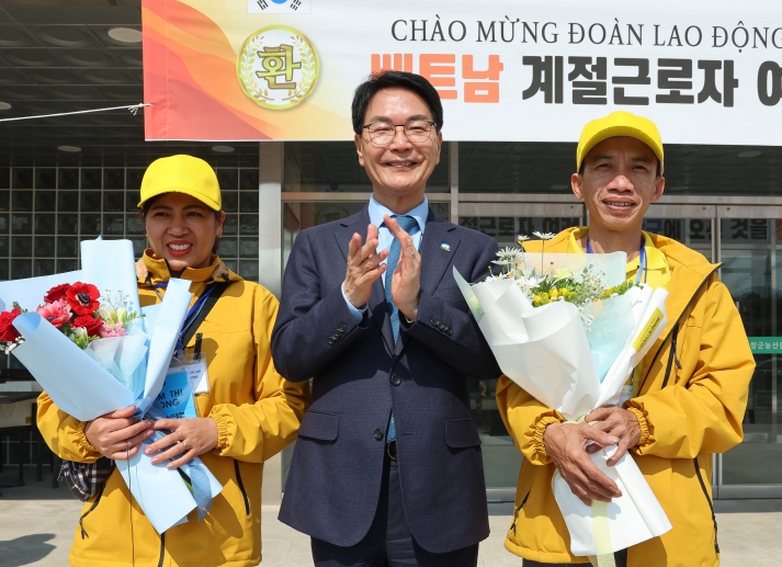 고창군, 올해 외국인 계절근로자 2600명 입국 시작