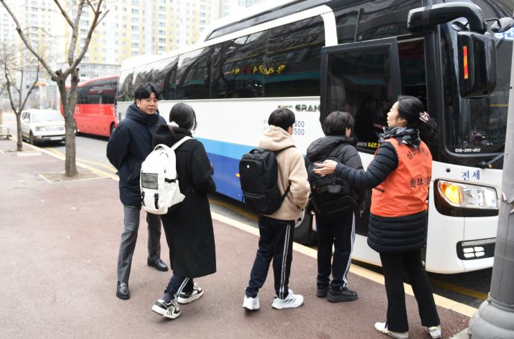 서산교육지원청  성연중학교 통학노선 운행 집중 점검 실시