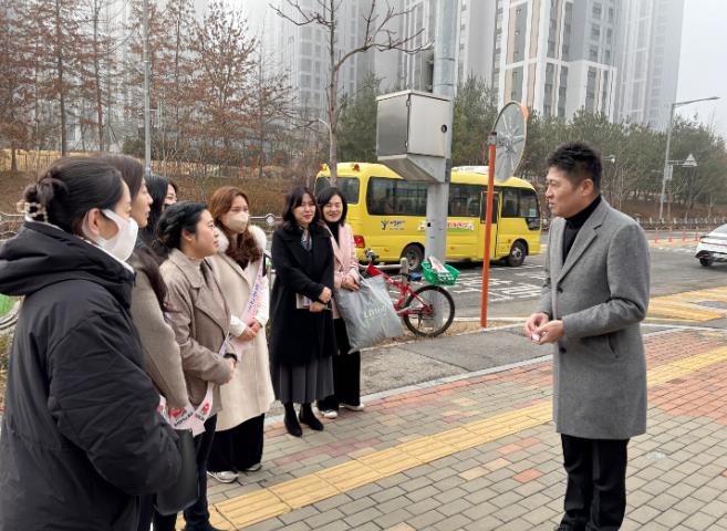 김정헌 중구청장, 별빛초 등굣길 교통안전 환경 조성을 위한 답을 찾다