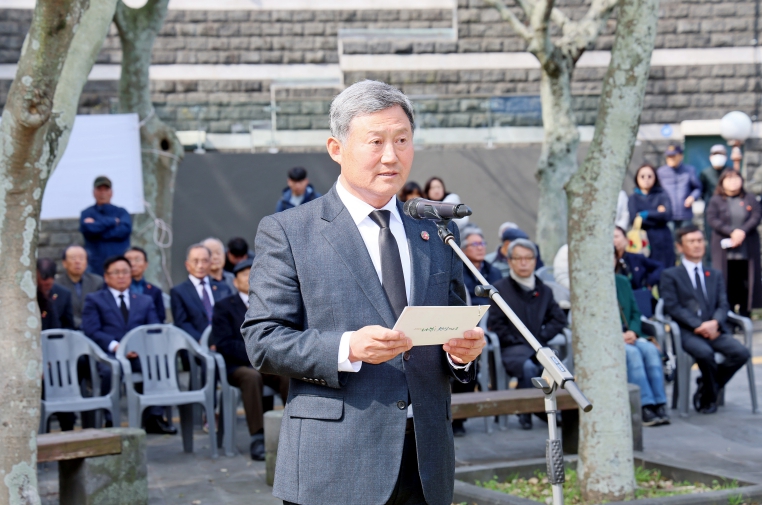 김완근 제주시장, 제77주기 4·3 해원 방사탑제 참석 김완근 제주시장, 제77주기 4·3 해원 방사탑제 참석