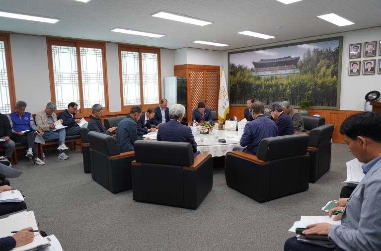 담양군의회, 대전면 환경대책연대 관계자 간담회 개최