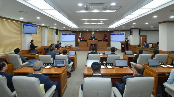 논산시의회, 제263회 임시회 개회 논산시의회, 제263회 임시회 개회